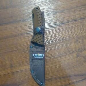 Titanium Brown Knife